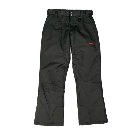 Arctix Pants S Small Black Ankle Zip Adjustable Waist Snowboarding Insulated - Picture 1 of 15